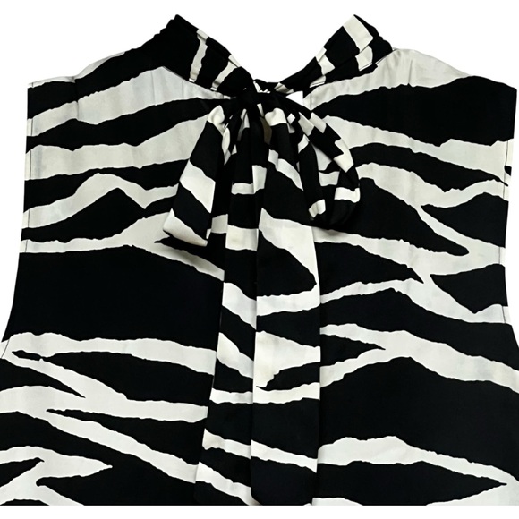 H&M Zebra Pattern Lined Dress Size Small NWOT - Picture 4 of 8